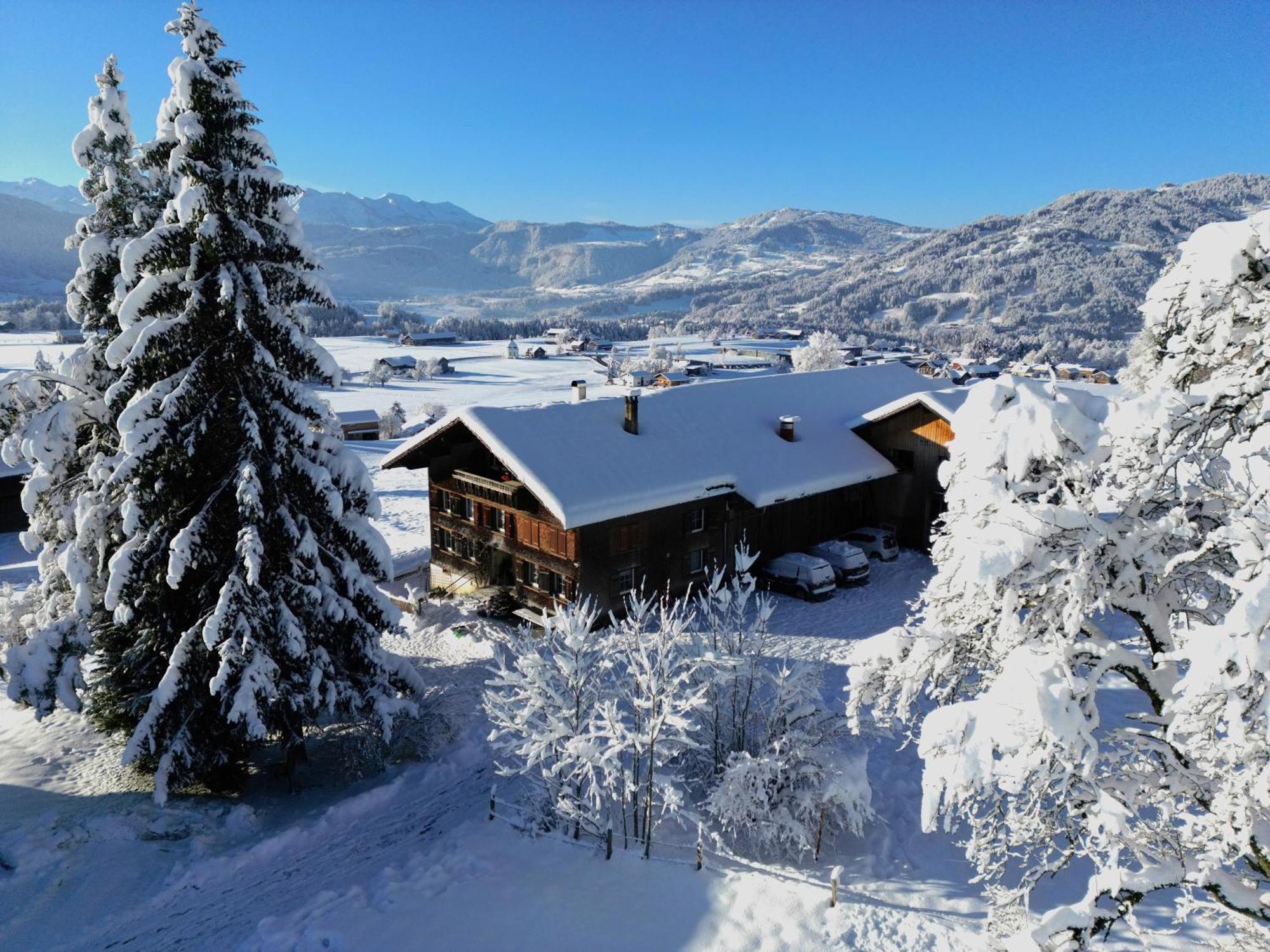 Bergoase Hohenegg Villa Lingenau Bagian luar foto